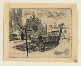Title: Tossa de Mar | Date: c.1954 | Technique: etching, printed in black  ink, from one plate