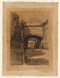 Title: b'Argyle cut' | Date: c. 1923 | Technique: b'etching, printed in black ink, from one plate'