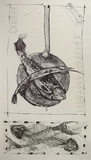 Artist: KING, Martin | Title: Nature morte | Date: 1985 | Technique: lithograph and etching, printed in colour, from one stone and one plate