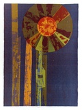 Artist: b'WICKS, Arthur' | Title: b'Untitled no.21' | Date: 1966 | Technique: b'screenprint, printed in colour, from multiple stencils'