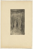 Artist: Lempriere, Helen | Title: (Spirits) | Date: c.1955 | Technique: etching, printed in black ink with plate-tone, from one plate