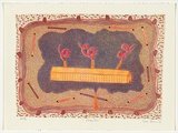 Artist: b'Bowen, Dean.' | Title: b'Factory icon' | Date: 1989 | Technique: b'lithograph, printed in colour, from multiple stones'