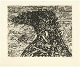 Artist: Senbergs, Jan. | Title: Peninsular | Date: 1992 | Technique: lithograph, printed in black ink, from one stone | Copyright: © Jan Senbergs