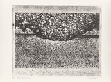 Artist: b'MEYER, Bill' | Title: b'Pebbled cloud and crossing.' | Date: 1981 | Technique: b'photo-etching, aquatint and drypoint, printed in black ink, from one plate' | Copyright: b'\xc2\xa9 Bill Meyer'