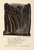 Artist: McGrath, Raymond. | Title: The woods of Westermain | Date: 1928 | Technique: wood-engraving, printed in black ink, from one block