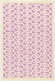 Artist: WORSTEAD, Paul | Title: Sports wiggle | Date: 1981 | Technique: screenprint, printed in purple ink, from one stencil | Copyright: This work appears on screen courtesy of the artist