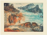 Artist: SCHMEISSER, Jorg | Title: Diary and Yallingup W.A. | Date: 1988 | Technique: etching, photo-etching and aquatint, printed in colour, from three plates | Copyright: © Jörg Schmeisser
