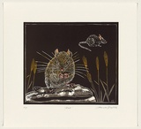 Title: b'Rat' | Date: 2008 | Technique: b'linocut, printed in colour, from multiple blocks; embossed'