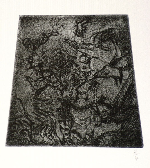 Artist: b'SHEARER, Mitzi' | Title: b'not titled' | Technique: b'etching, printed in black ink, from one  plate'