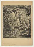 Artist: Groblicka, Lidia. | Title: Hands | Date: 1956-57 | Technique: woodcut, printed in black ink, from one block