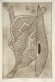 Artist: b'Walsh, Sandry.' | Title: b'Boundaries' | Date: 1999, April | Technique: b'etching, printed in black ink, from one plate'