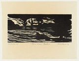 Artist: AMOR, Rick | Title: The pines Baxter. | Date: 1984 | Technique: woodcut, printed in black ink, from one block