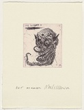 Artist: Cullen, Adam. | Title: My number is | Date: 2002 | Technique: etching, printed in black ink, from one plate