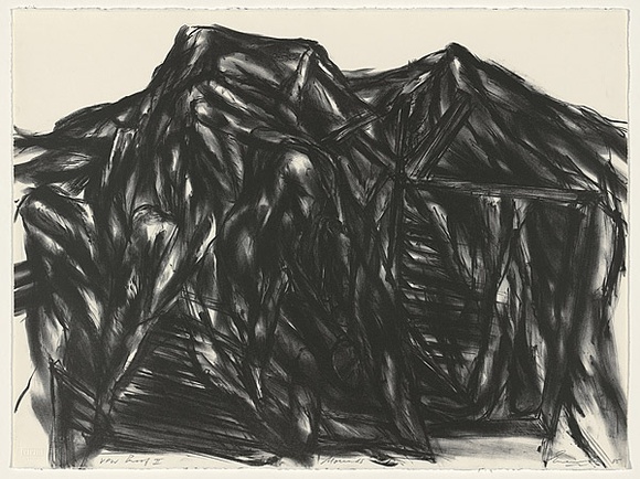 Artist: b'Lee, Graeme.' | Title: b'Mounds' | Date: 1985 | Technique: b'lithograph, printed in black ink, from one stone'