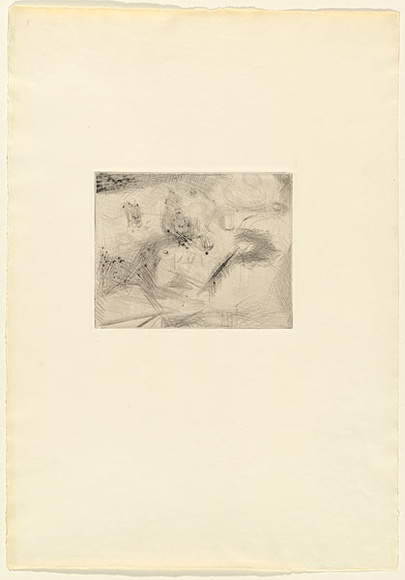 Artist: b'Halpern, Stacha.' | Title: b'not titled [Nude]' | Date: (1956-58) | Technique: b'etching, printed in black ink, from one plate'
