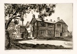 Artist: PLATT, Austin | Title: Trinty Grammar School, Summer Hill | Date: 1937 | Technique: etching, printed in black ink, from one plate
