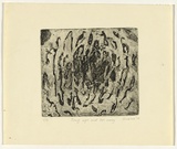 Artist: SHEARER, Mitzi | Title: Long ago and far away | Date: 1979 | Technique: etching, drypoint, printed in black ink with plate-tone, from one  plate