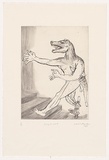 Artist: Moynihan, Danny. | Title: Going to work | Date: 1988 | Technique: drypoint and roulette, printed in black ink, from one plate