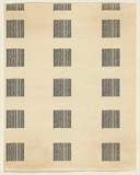 Title: Section B (Word situations) - 32 Possibilities: No. 21, 6(A) | Date: (1970-71) | Technique: typewriter