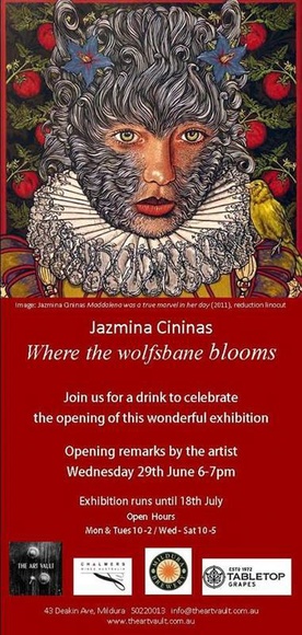 Jazmina Cininas, Where the wolfsbane blooms.