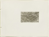 Artist: JACKS, Robert | Title: not titled [abstract linear composition]. [leaf 42 : recto] | Date: 1978 | Technique: etching, printed in black ink, from one plate