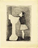 Artist: b'Brack, John.' | Title: b'Second daughter.' | Date: 1954 | Technique: b'drypoint, printed in black ink with plate-tone, from one copper plate' | Copyright: b'\xc2\xa9 Helen Brack'