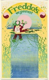 Artist: UNKNOWN (UNIVERSITY OF QUEENSLAND STUDENT WORKSHOP) | Title: Freddo's Vegaurant | Date: c.1980 | Technique: screenprint, printed in colour, from five stencils