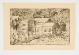 Artist: b'Courier, Jack.' | Title: b'Keynton Landscape.' | Technique: b'etching, printed in black ink, from one plate'