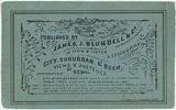 Artist: GILL, S.T. | Title: [Back page] Advertisement. | Date: 1855-56 | Technique: lithograph, printed in black ink, from one stone
