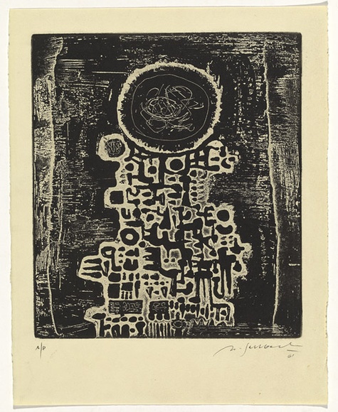 Artist: b'SELLBACH, Udo' | Title: b'not titled' | Date: 1960-80 | Technique: b'etching'