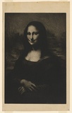 Artist: Menpes, Mortimer. | Title: (Mona Lisa) | Technique: etching and drypoint, printed in black ink, from one plate