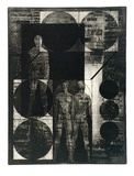 Artist: Backen, Earle. | Title: Gemini. | Date: 1971 | Technique: etching and aquatint, printed in black ink, from one plate