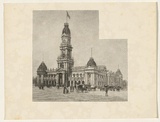 Title: b'not titled [building with flag]' | Date: 1886-88 | Technique: b'wood-engraving, printed in black ink, from one block'