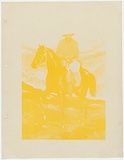 Artist: Calvert, Samuel. | Title: The prospector. | Date: 1883 | Technique: wood-engraving, printed in yellow ink, from one block
