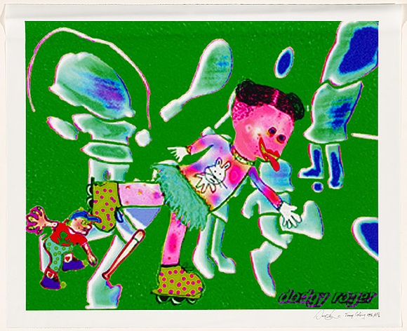 Title: b'Dodgy Roger' | Date: 1996 | Technique: b'digital print, printed in colour, from digital file'