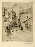 Artist: b'FULLWOOD, A.H.' | Title: b'Peascod Street, Windsor.' | Date: 1903 | Technique: b'etching, printed in black ink, from one plate'