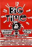 Title: Big Time. Stephen Allkins, Robert Racic, Hordern Pavillion. [small version] | Date: 1989 | Technique: screenprint, printed in colour, from two stencils