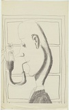 Artist: Burns, Peter. | Title: Pipe dream | Date: c.1950s | Technique: photocopy, printed in black ink | Copyright: © Peter Burns