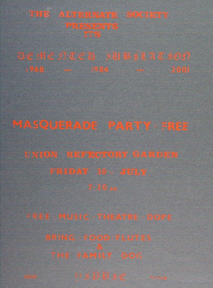 Artist: b'MAGIC POSTERS' | Title: b'Masquerade Party' | Technique: b'screenprint, printed in colour, from multiple stencils'