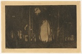 Artist: TRAILL, Jessie | Title: Hole in the trees. | Date: 1914 | Technique: etching and aquatint, printed in warm black ink with plate-tone, from one zinc plate
