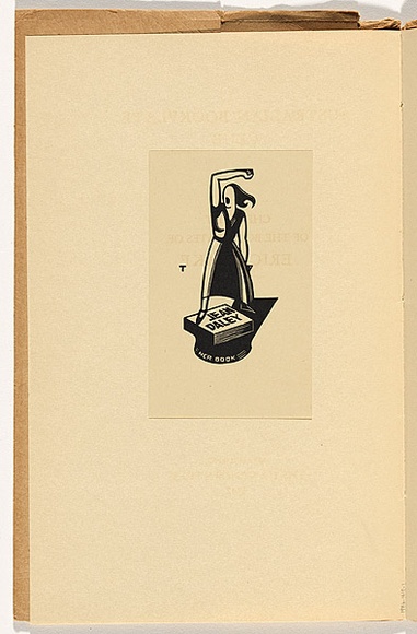 Artist: b'Thake, Eric.' | Title: b'Bookplate: Jean Daley.' | Date: 1942 | Technique: b'engraved-metal, printed in black ink, from one block'