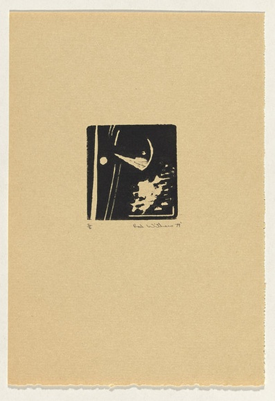 Artist: b'Withers, Rod.' | Title: b'Woodcut' | Date: 1979 | Technique: b'woodcut'