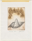 Title: Hidden layer - Kakadu | Date: 1996 | Technique: etching and embossing, printed in black and brown ink, from two plates