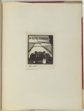 Artist: PERROTTET, George | Title: Bookplate: N Hutchinson. | Date: 1932 | Technique: linocut, printed in colour, from two blocks