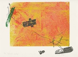 Artist: b'MEYER, Bill' | Title: b'Earth piece tracking' | Date: 1980 | Technique: b'screenprint, printed in four colours, from three screens (direct handcut and indirect photo)' | Copyright: b'\xc2\xa9 Bill Meyer'