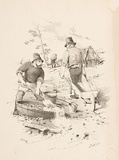 Artist: GILL, S.T. | Title: Puddling. | Date: 1852 | Technique: lithograph, printed in black ink, from one stone