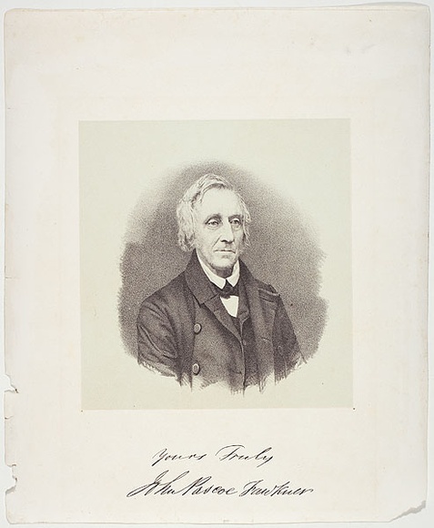 Title: b'not titled [John Pascoe Fawkner]' | Date: 1859 | Technique: b'lithograph, printed in colour, from multiple stones (black image, buff tint stone)'