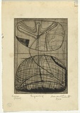 Artist: b'Cilento, Margaret.' | Title: b'Engraving.' | Date: 1949 | Technique: b'etching, drypoint, printed in black ink with plate-tone, from one  plates,'