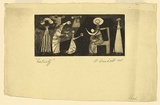 Artist: b'Wienholt, Anne.' | Title: b'Nativity' | Date: 1948 | Technique: b'engraving and aquatint, printed in black ink, from one copper plate'