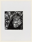 Title: not titled [diptych sheet 2] | Date: 1973 | Technique: woodcut, printed in black ink, from one block